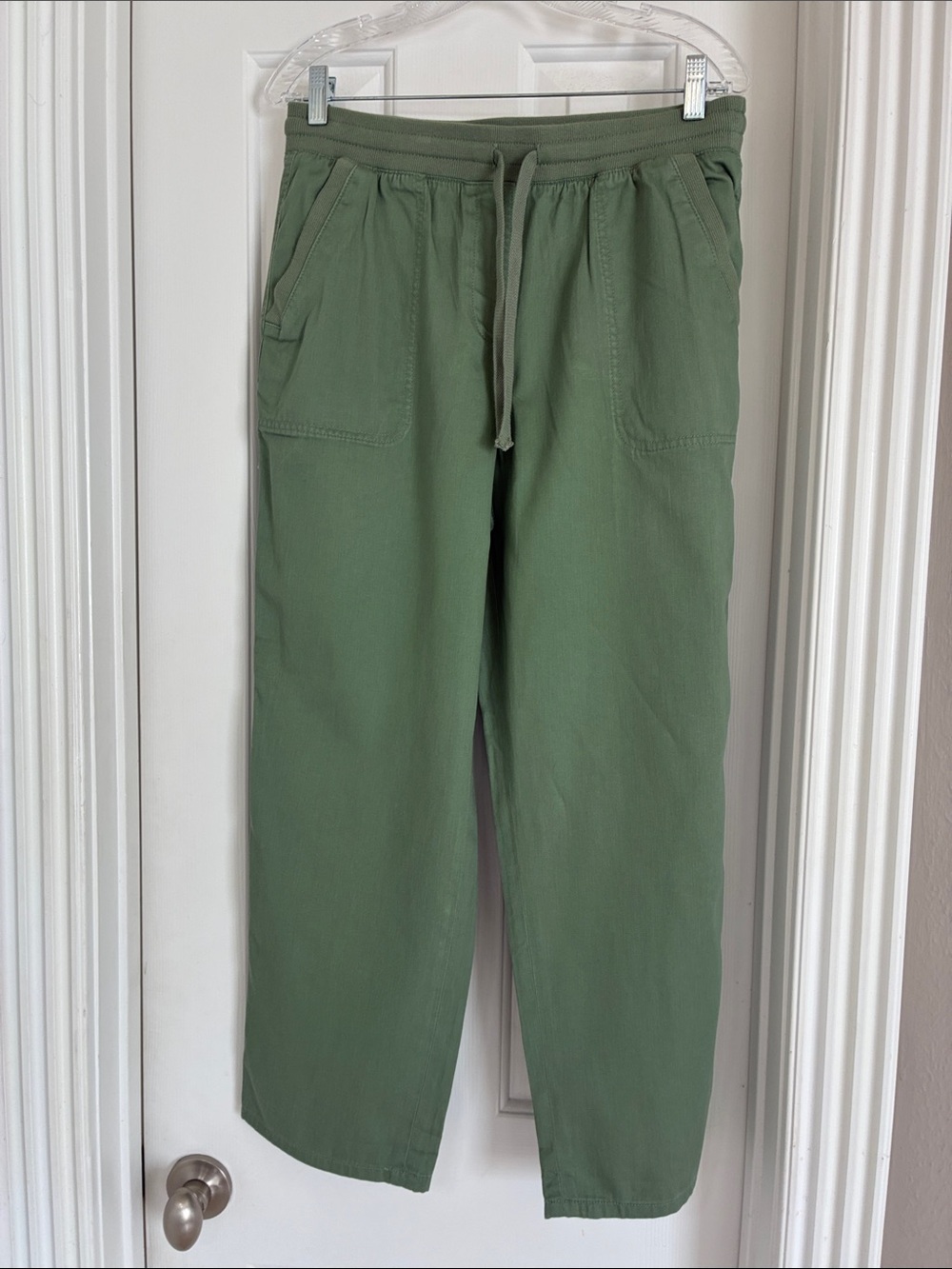 Talbots Olive Green Drawstring Jogger Pants